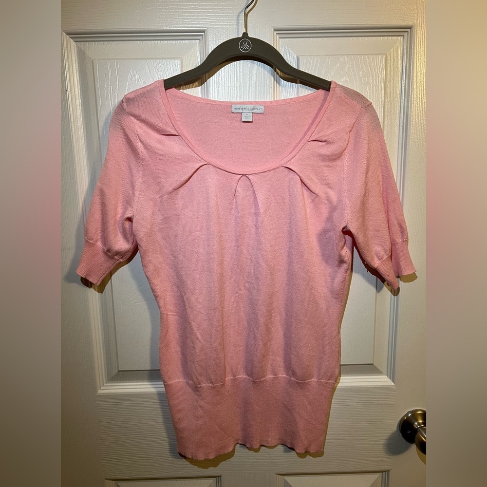 New York and company pink blouse
